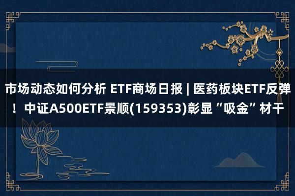 市场动态如何分析 ETF商场日报 | 医药板块ETF反弹！中证A500ETF景顺(159353)彰显“吸金”材干